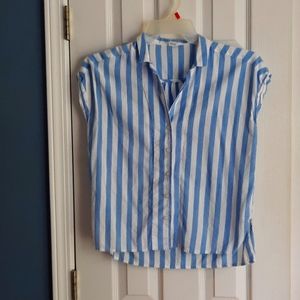 Striped button down shirt